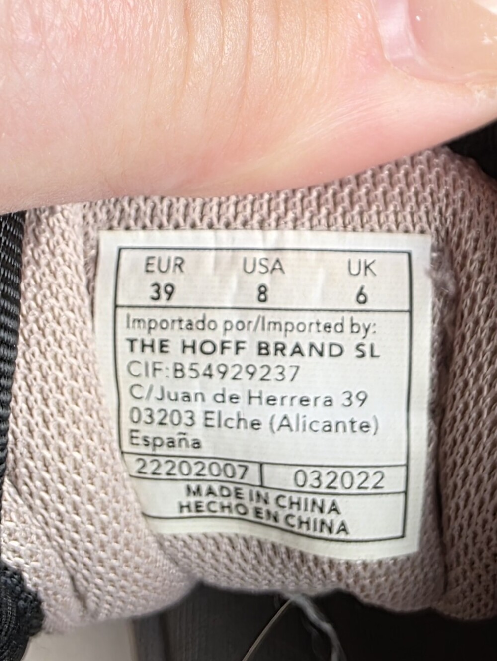 HOFF Women's Athletic Sneaker Shoes Size 8 - Picture 9 of 9